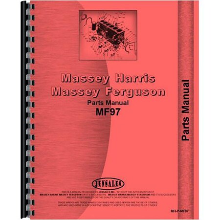 Tractor Parts Manual Fits Massey Ferguson 97